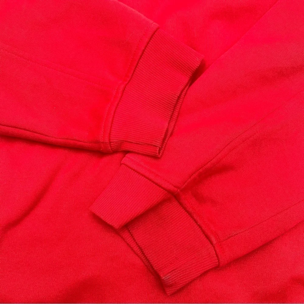 Under‎ Armour UA Full Zip Jacket Men’s L Red Loose Fit with Fleece **STAINS